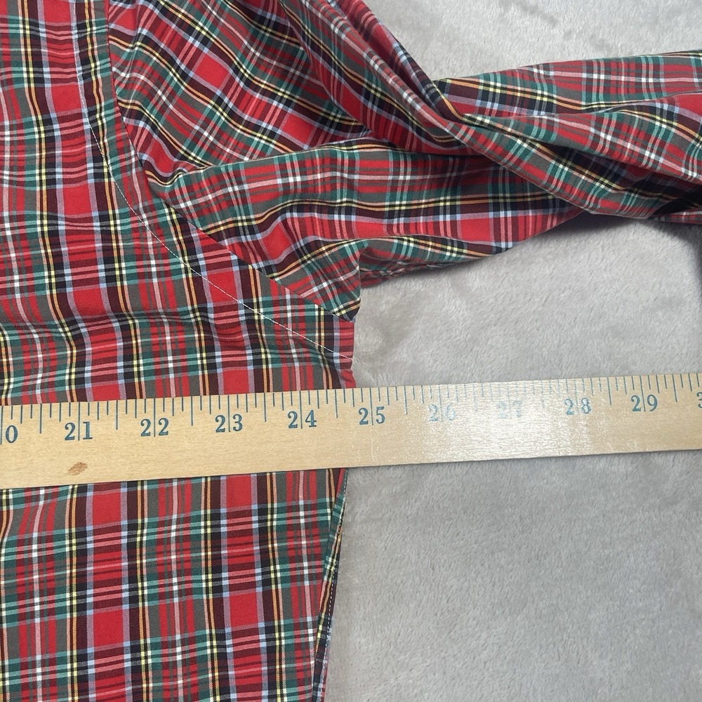 Polo Ralph Lauren Classic Fit Red Plaid Button Down LS Shirt Mens Large L - Picture 7 of 8